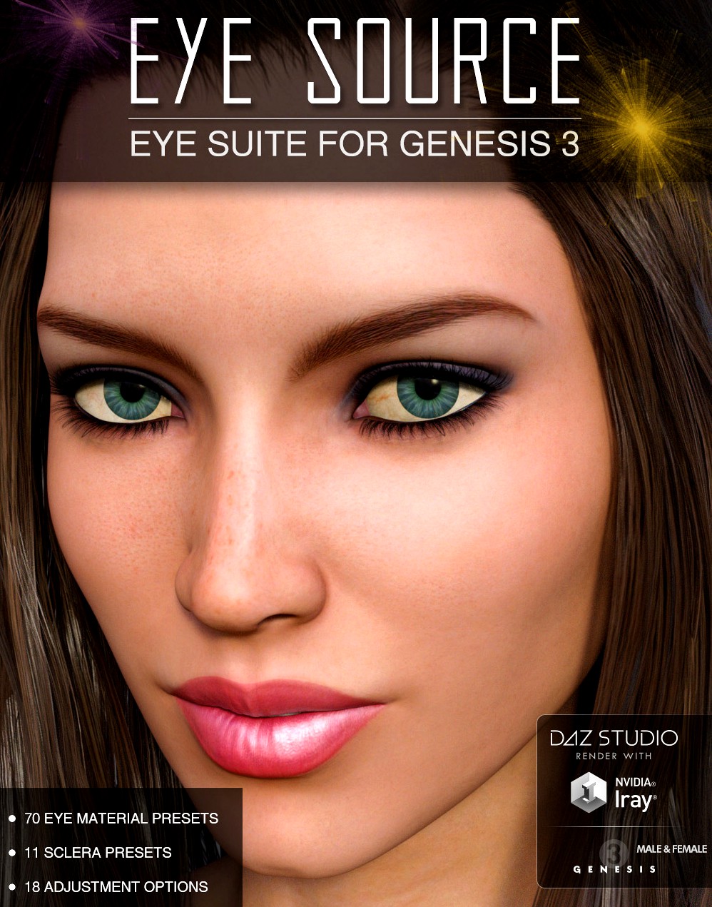 Eye Source - Eyes Presets for Genesis 3 Males and Females