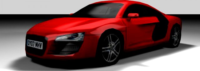 Audi R8 low 3D Model