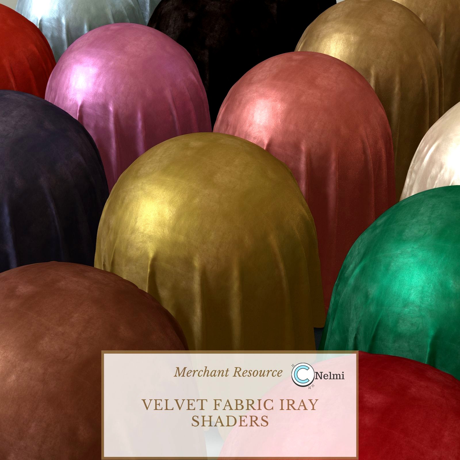 Velvet Iray shaders