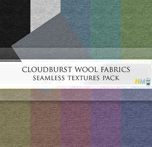 Cloudburst Wool Fabrics Seamless Textures Se