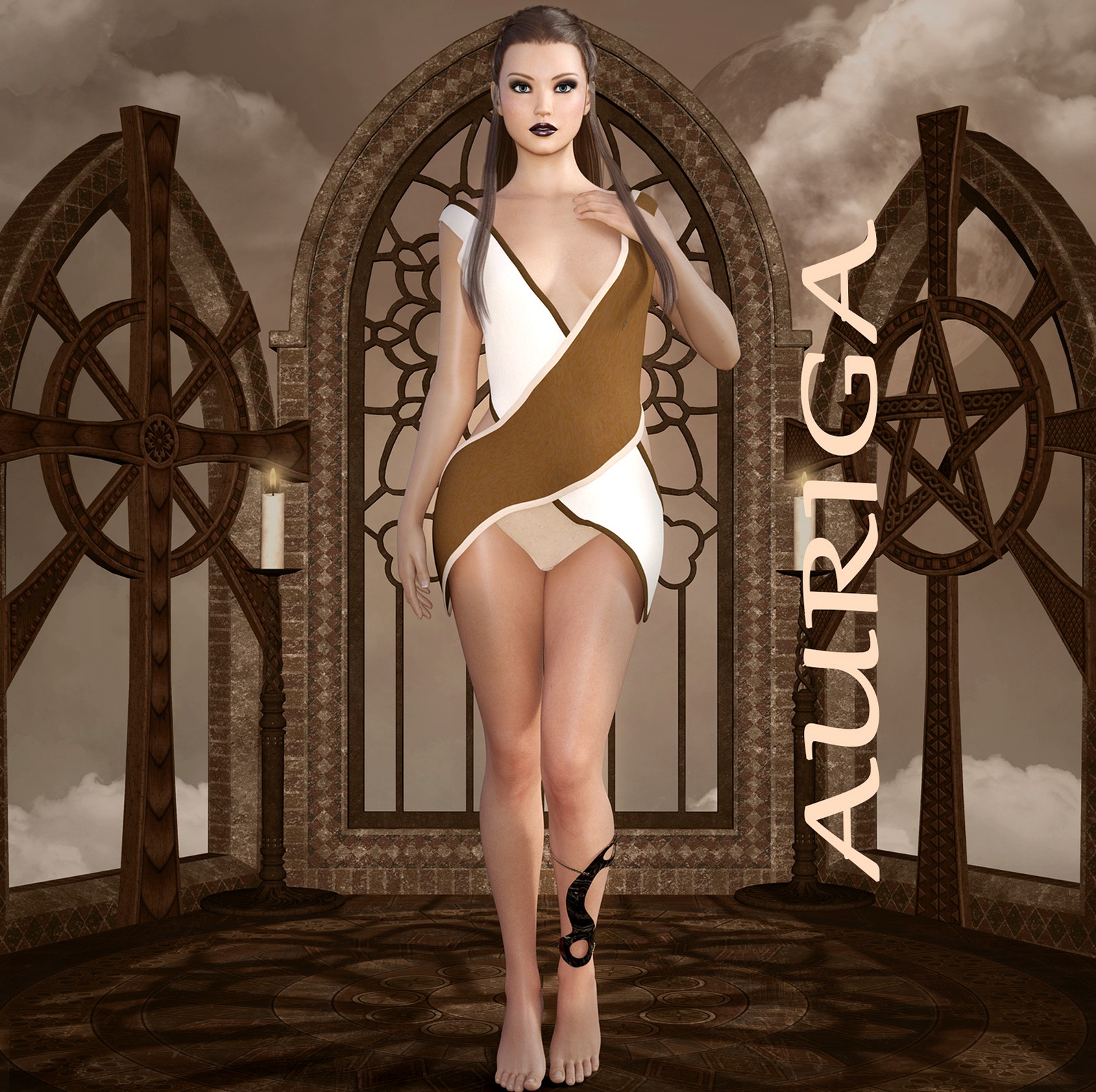 Auriga Dress for Genesis 3 Female/V7