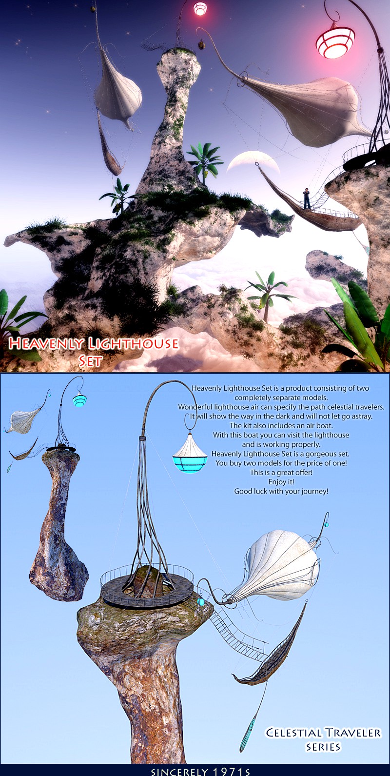 Heavenly Lighthouse Set