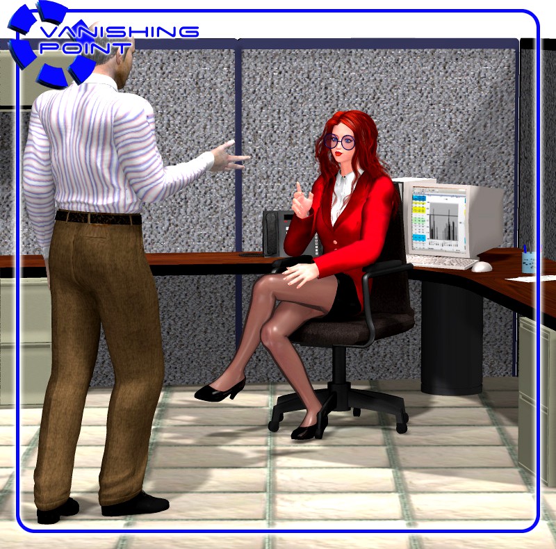 Office Cubicle (for Poser) - Extended License