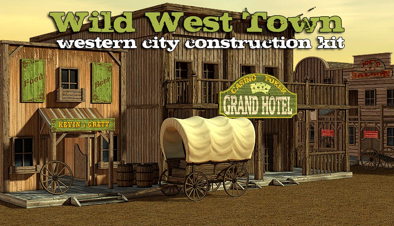 Wild West Town - Extended License