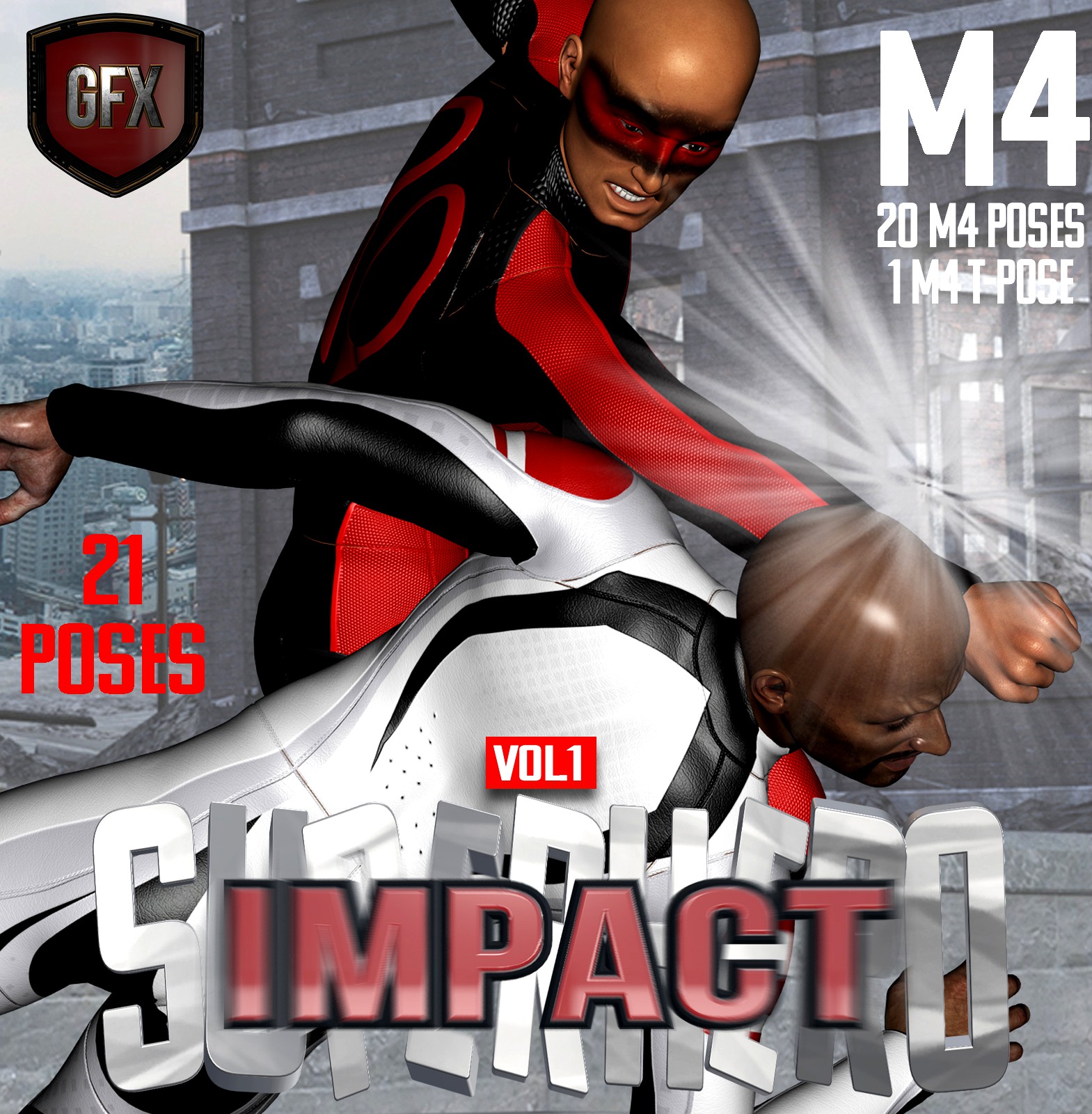 SuperHero Impact for M4 Volume 1