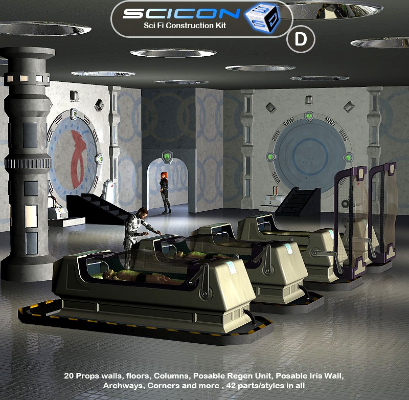 Scicon SciFi Constructor Set D