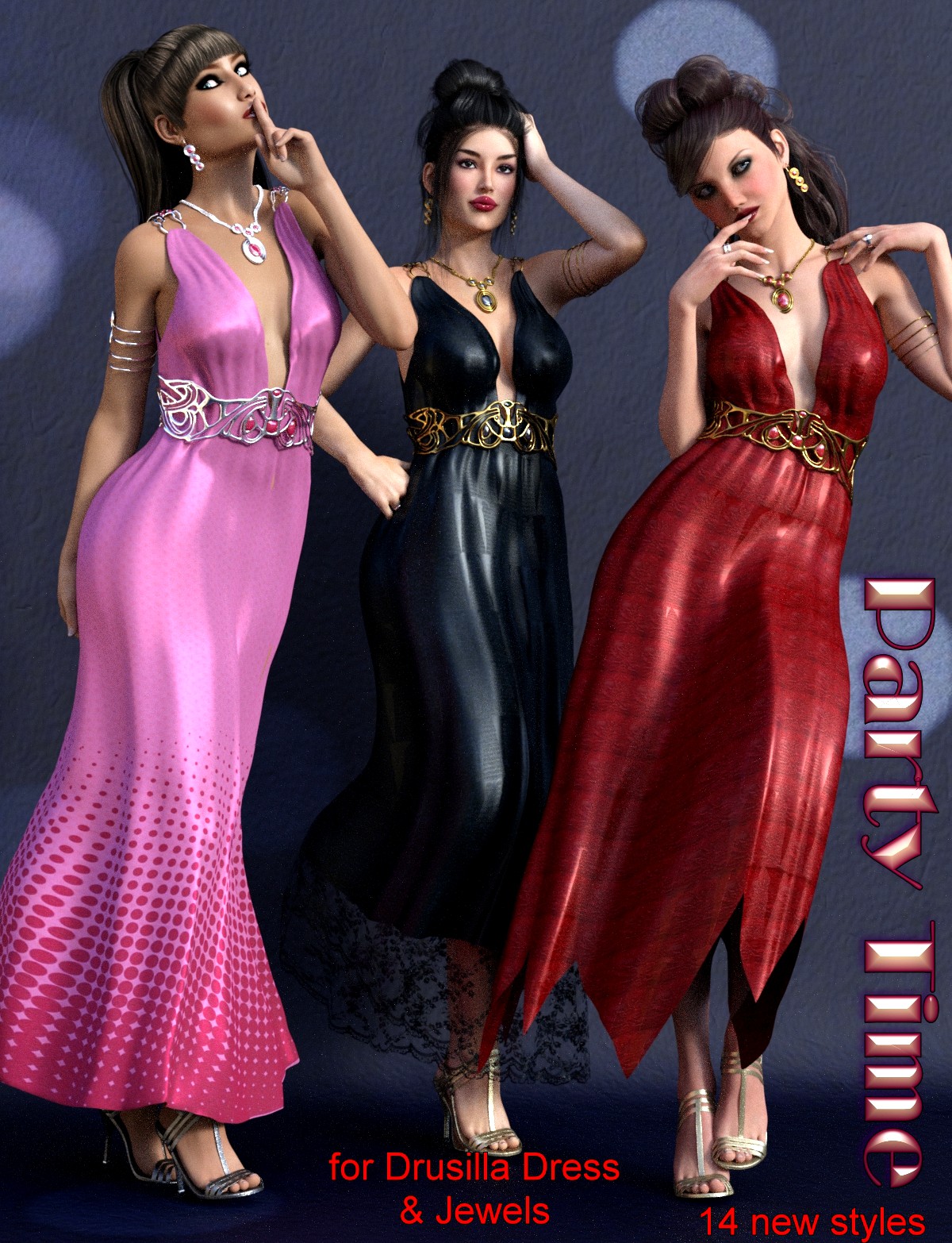 Party Time for Drusilla Dress & Jewels