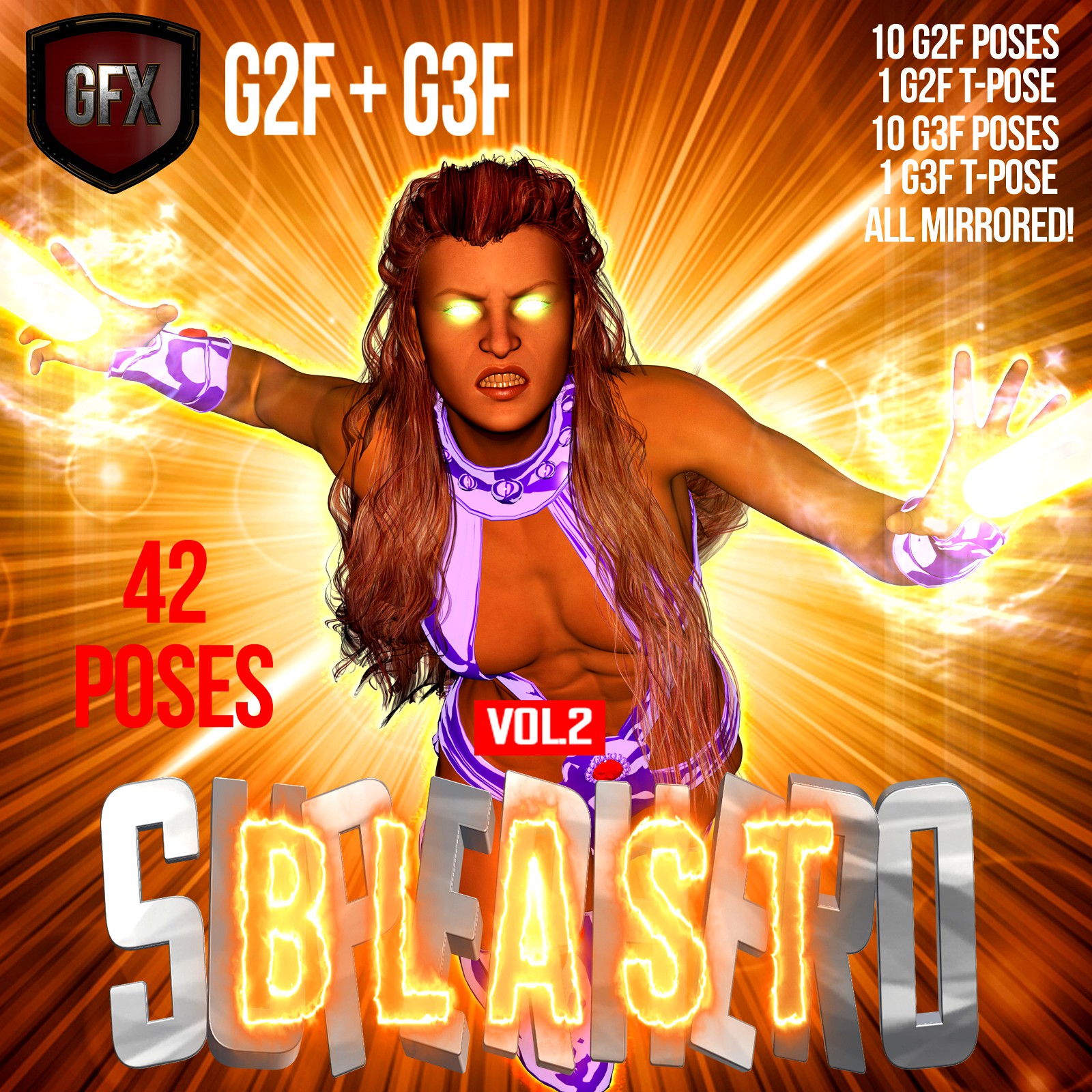 SuperHero Blast for G2F & G3F Volume 2