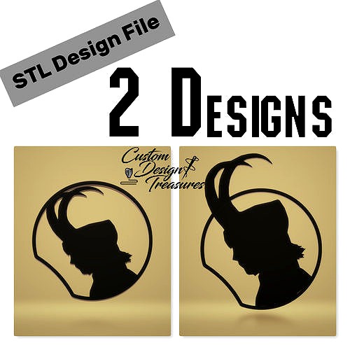 Disney Inspired Mouse Ears - Loki - 2 Designs | 3D