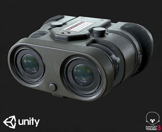 Sci-Fi Binocular PBR Specular Mobile LOD