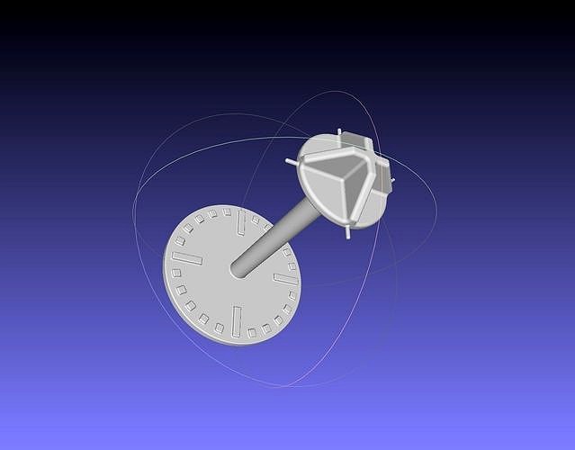 Spacecraft Visual Docking Indicator Target Principle Model | 3D