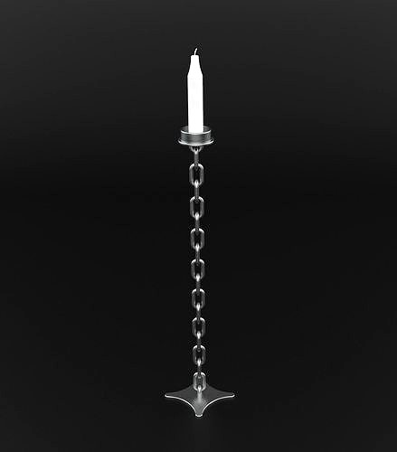 candlestick 3D model