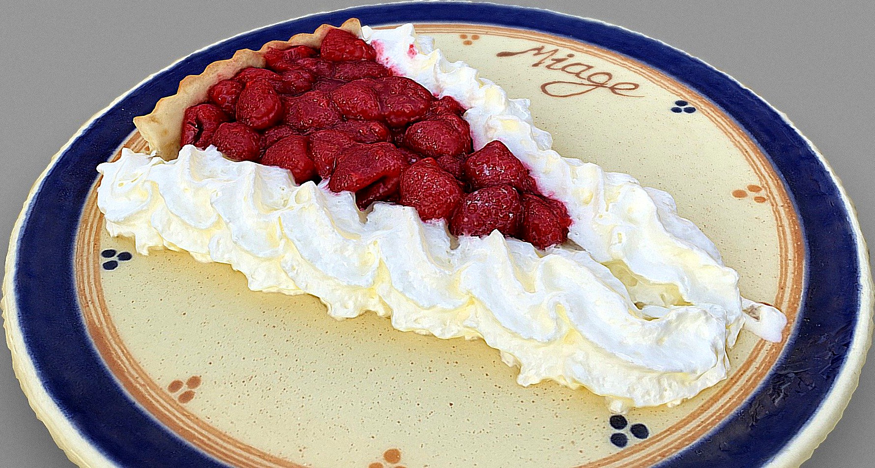 Raspberry pie from Refuge de Miage