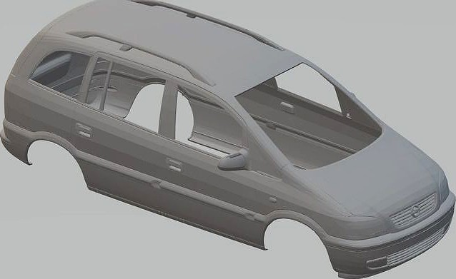 Opel Zafira Printable Body Car | 3D