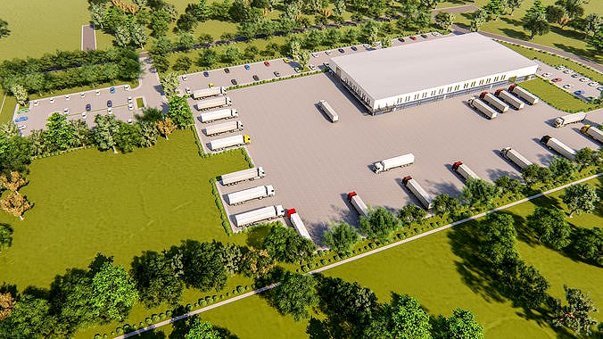 Ware house Design and render in lumion