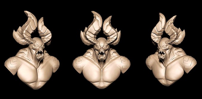 Darksiders Demon Bust for 3d Printing | 3D