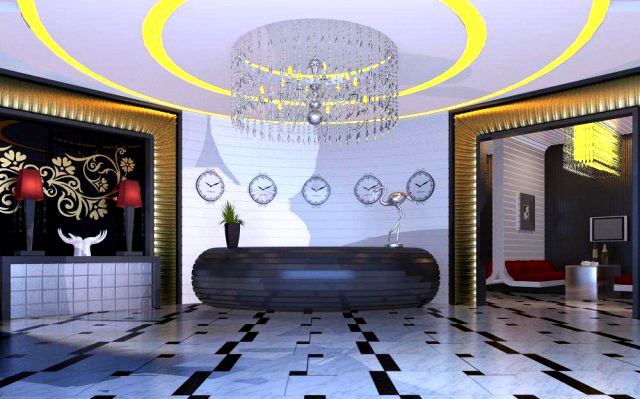 Lobby Space 059 3D Model