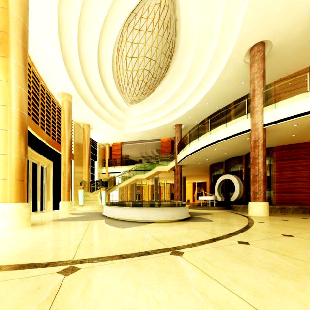 Lobby Space 029 3D Model