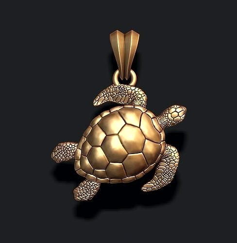 Turtle pendant | 3D