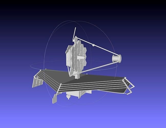 James Webb Space Telescope JWST Basic Model | 3D