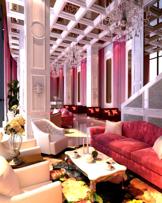 Lobby Space 110 3D Model