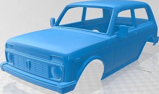 Lada Niva Printable Body Car | 3D