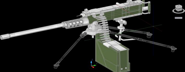 Minigun 3D Model