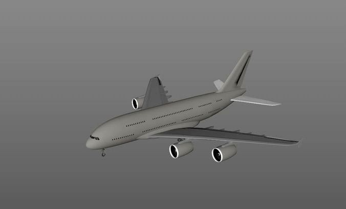 Airbus A380 - 3D model | 3D