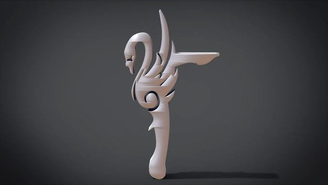 Simple Swan Ornament | 3D