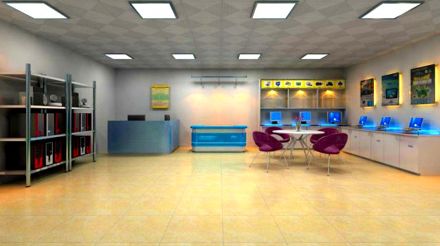 Office spaces 051 3D Model