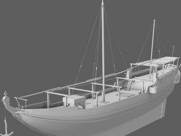 Gulf Ship 3D Model