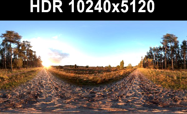 Meadow 6 Afternoon HDR Panorama 3D Model