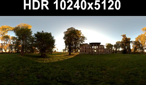 Ruin 2 Afternoon HDR Panorama 3D Model