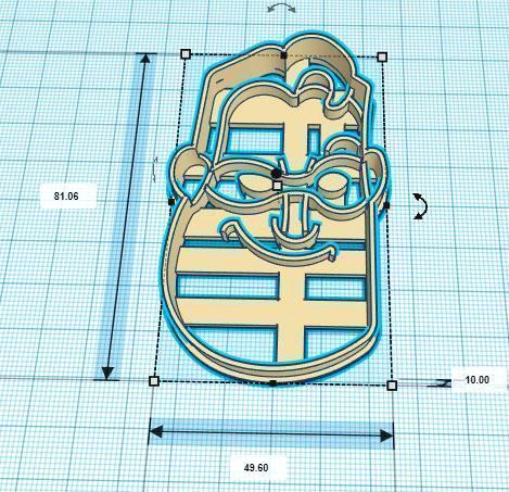 Robert The Incredibles Cookie Cutter | 3D