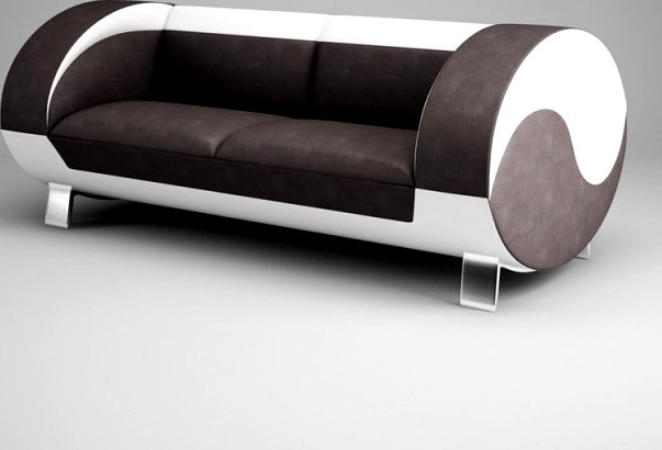CGAxis Modern Sofa 16 3D Model