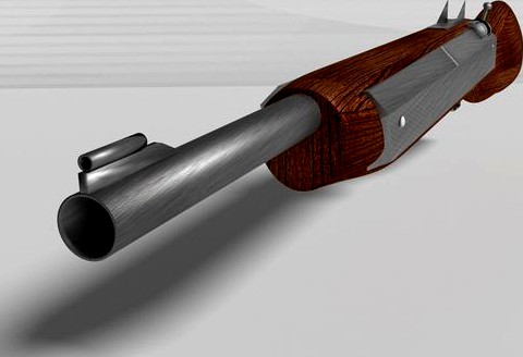 Simple Rifle 3d model