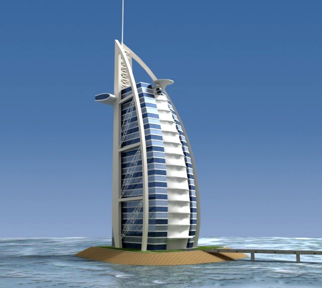 Burj Al Arab 3D Model