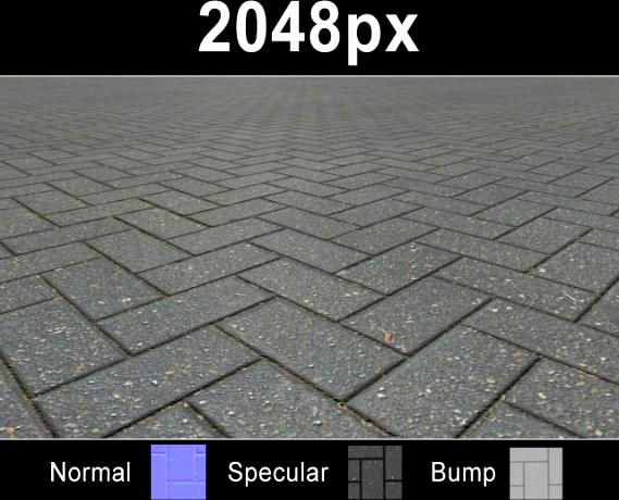 Paver Blocks 1 3D Model