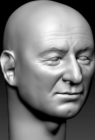 male head 3 | 3D