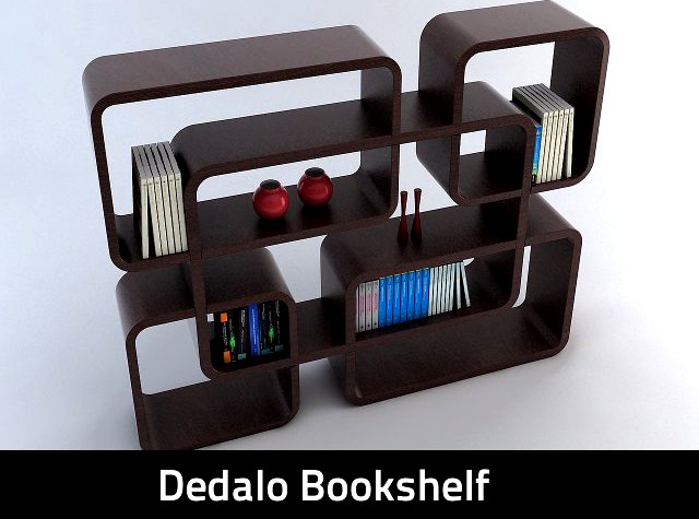 Dedalo Bookcase 3D Model