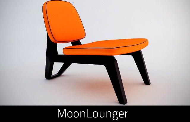 Moonlounger Chair 3D Model