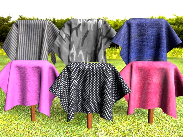 Cloth 6Pack 3 3D Model