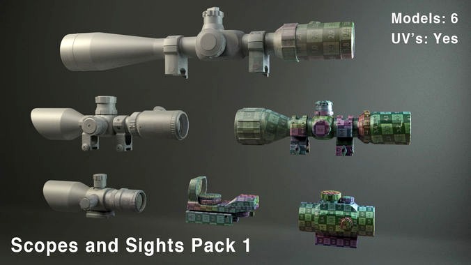 Scopes and Sights Pack 1