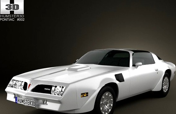 Pontiac Firebird TransAm 1977 3D Model