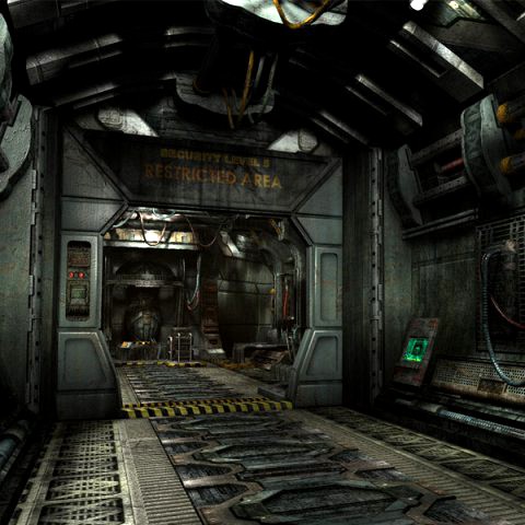 Fear Factory Scifi Interior 3D Model