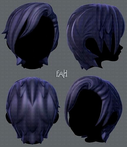 3D Hair style for boy V08