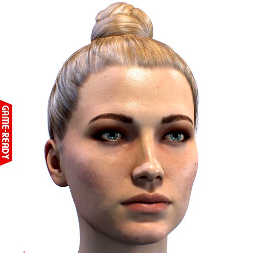 Average Caucasian Female Head