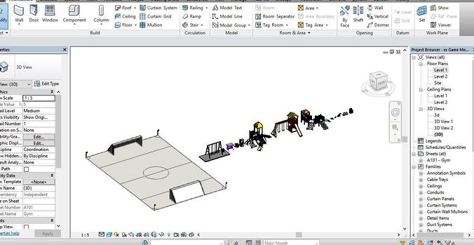 13 Game Models Revit 2015