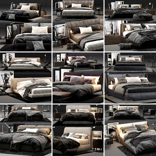 Bed Colection 01 - 10 Items