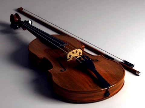 Violin 3D Model